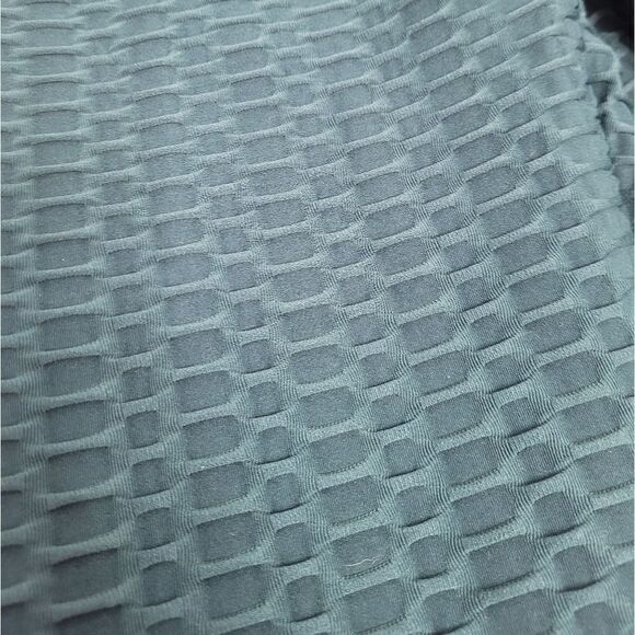 TIKTOK leggings green butt lifting high waist scrunch booty yoga workout M - Picture 4 of 11